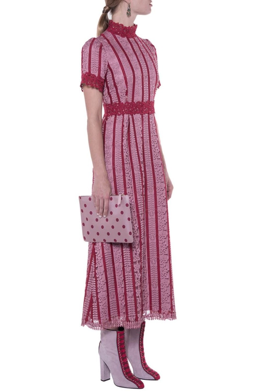 Dresses | Luisa Beccaria Macrame Embroidered Dress