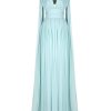 Dresses | Luisa Beccaria Silk Chiffon Cape-Effect Gown