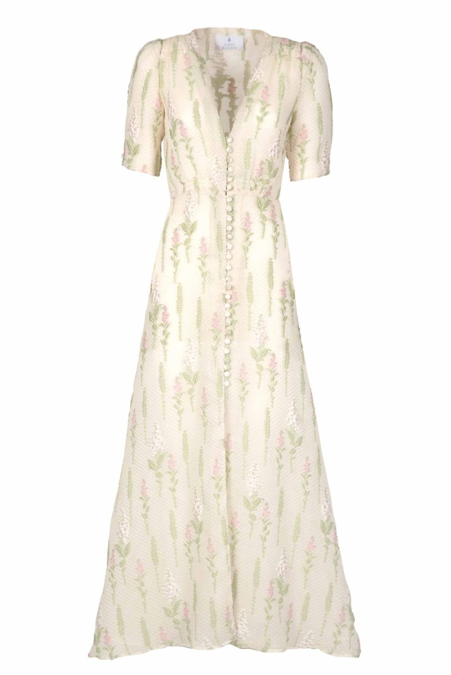Dresses | Luisa Beccaria Bottoncino Fil Coupe Dress