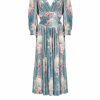 Dresses | Luisa Beccaria Devore Three-Quarter Sleeve Dress