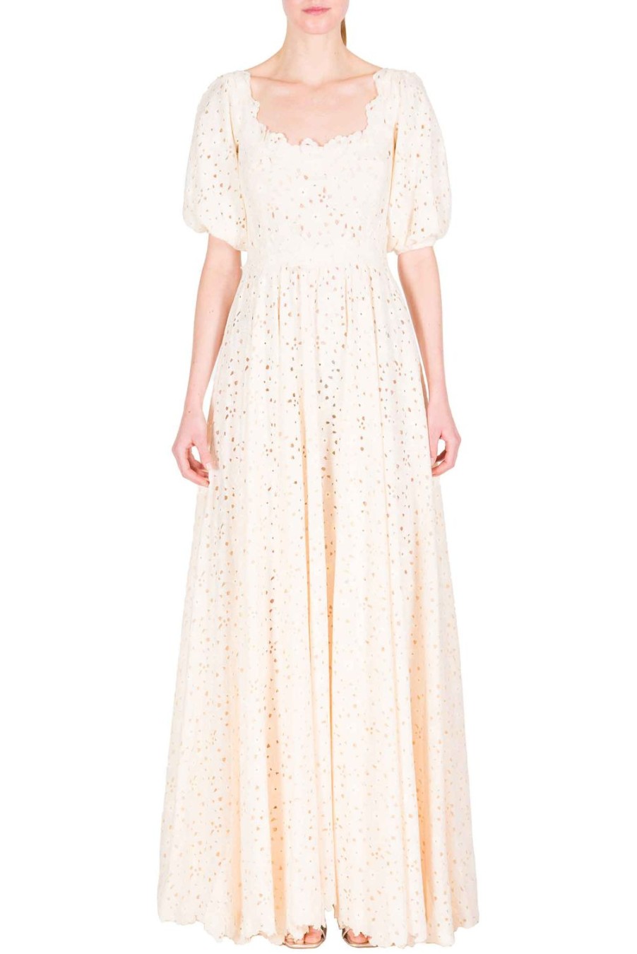 Dresses | Luisa Beccaria Floral Lace Off-Shoulder Dress