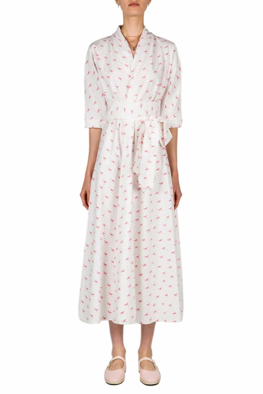 Dresses | Luisa Beccaria Luisa Wrap Printed Cotton-Poplin Dress